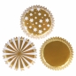 Preview: Cupcake Baking Cases - Metallic Gold and Silver